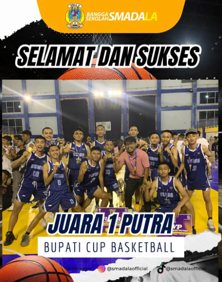 Juara 1 Putra Bupati Cup basketball