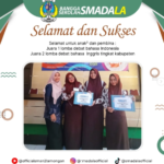 Juara 1 lomba Debat Bahasa Indonesia dan Juara 2 Lomba Debat Bahasa Inggis