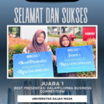 Juara 1 Best Business Competition UGM