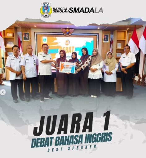 Juara 1 Debat Bahasa Inggris Dalam Ajang LDBI