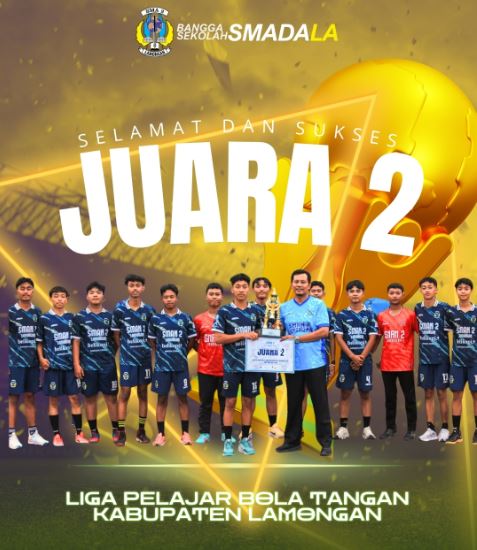 Juara 2 Liga Pelajar Bola Tangan Kab Lamongan