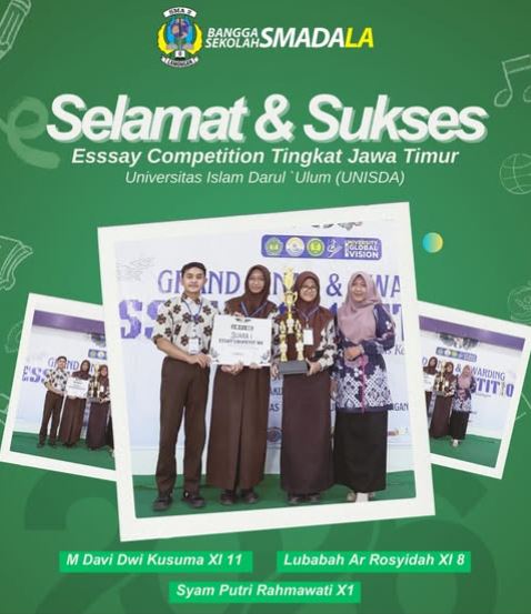 Juara 1 Esssay Competition Tingkat Jawa Timur Universitas Islam Darul ‘Ulum (UNISDA)