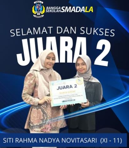 Juara 2  Billingual Secretary Ajang LKS Dikmen Kab. Lamongan
