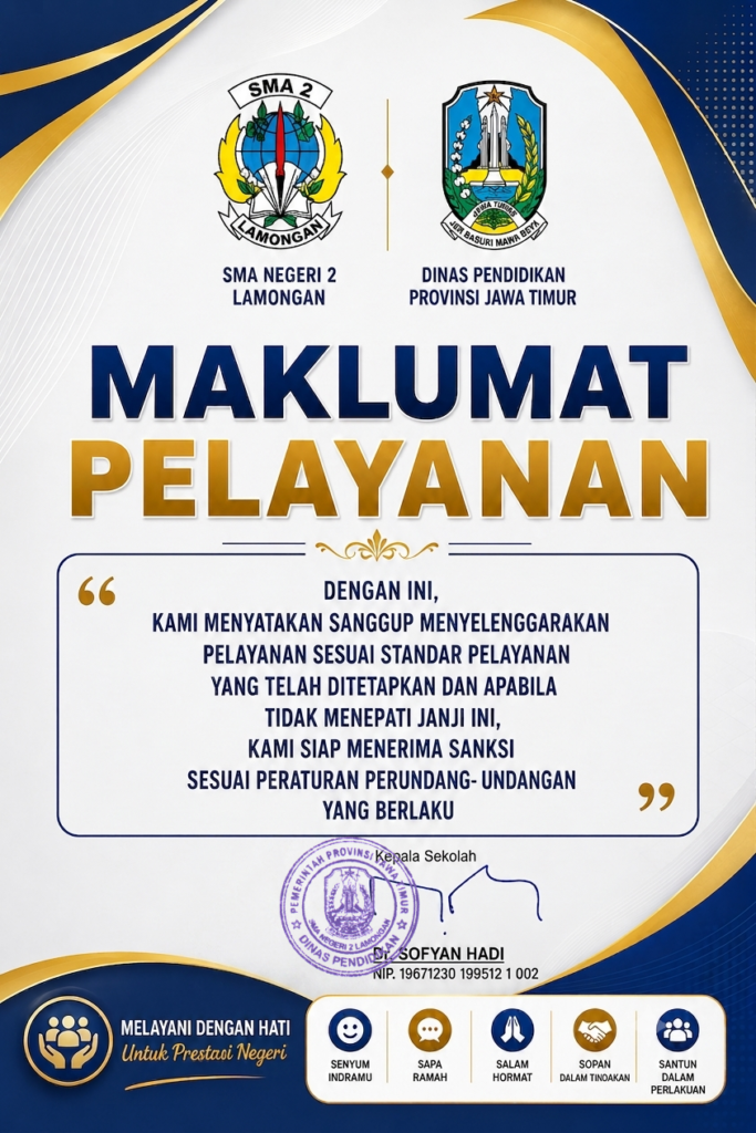 Maklumat Pelayana SMAN 2 Lamongan