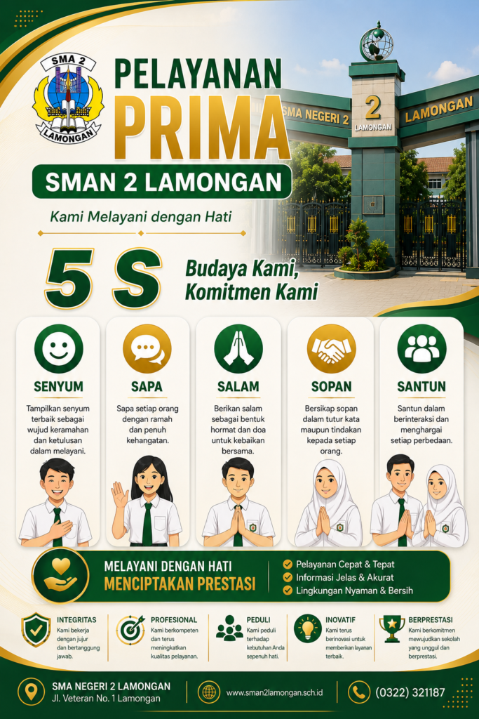 Pelayanan Prima SMAN 2 Lamongan