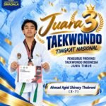 Juara 3 TAEKWONDO TINGKAT NASIONAL
