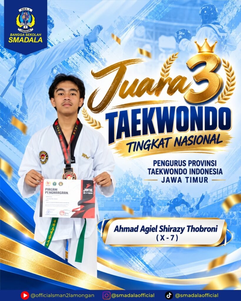 Juara 3 TAEKWONDO TINGKAT NASIONAL